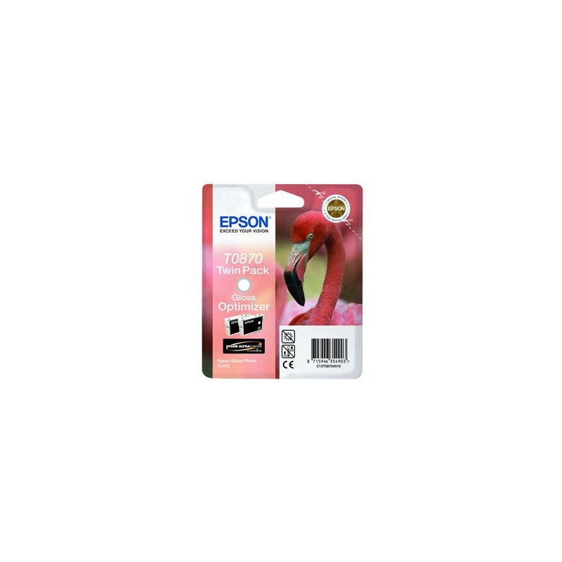 EPSON MULTIPACK TRASPARENTE C13T08704010 T0870+T0870 2 CARTUCCE D\'INCHIOSTRO: T0870 + T087 ORIGINALE EPSON MULTIPACK TRASPARENTE C13T08704010 T0870+T0870 2 CARTUCCE D\'INCHIOSTRO: T0870 + T087 ORIGINALE