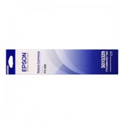 EPSON NASTRO COLORATO NERO C13S015329 S015329 NASTRO IN TESSUTO, 7,5 MILIONI CIFRE ORIGINALE