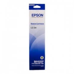 EPSON NASTRO COLORATO NERO C13S015337 S015337 NASTRO IN TESSUTO ORIGINALE