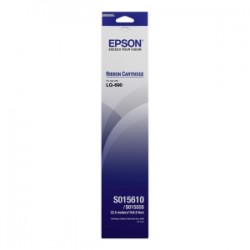 EPSON NASTRO COLORATO NERO C13S015610 S015610 NASTRO IN TESSUTO, 10 MILIONI CIFRE ORIGINALE