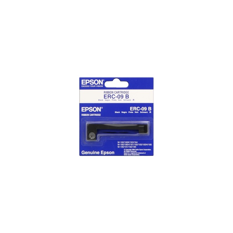 EPSON NASTRO COLORATO NERO C43S015354 ERC-09B ORIGINALE EPSON NASTRO COLORATO NERO C43S015354 ERC-09B ORIGINALE