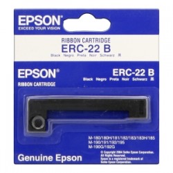 EPSON NASTRO COLORATO NERO C43S015358 ERC-22B LONGLIFE ORIGINALE