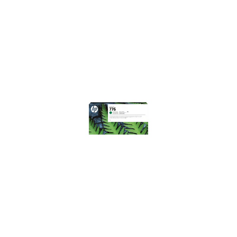 HP CARTUCCIA D\'INCHIOSTRO CHROMATIC GREEN 1XB03A 776 1000ML CARTUCCIA DI INCHIOSTRO VERDE ORIGINALE HP CARTUCCIA D\'INCHIOSTRO CHROMATIC GREEN 1XB03A 776 1000ML CARTUCCIA DI INCHIOSTRO VERDE ORIGINALE