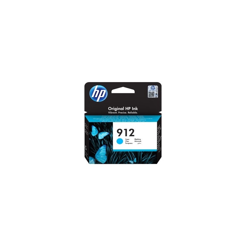 HP CARTUCCIA D\'INCHIOSTRO CIANO 3YL77AE 912 315 COPIE ORIGINALE