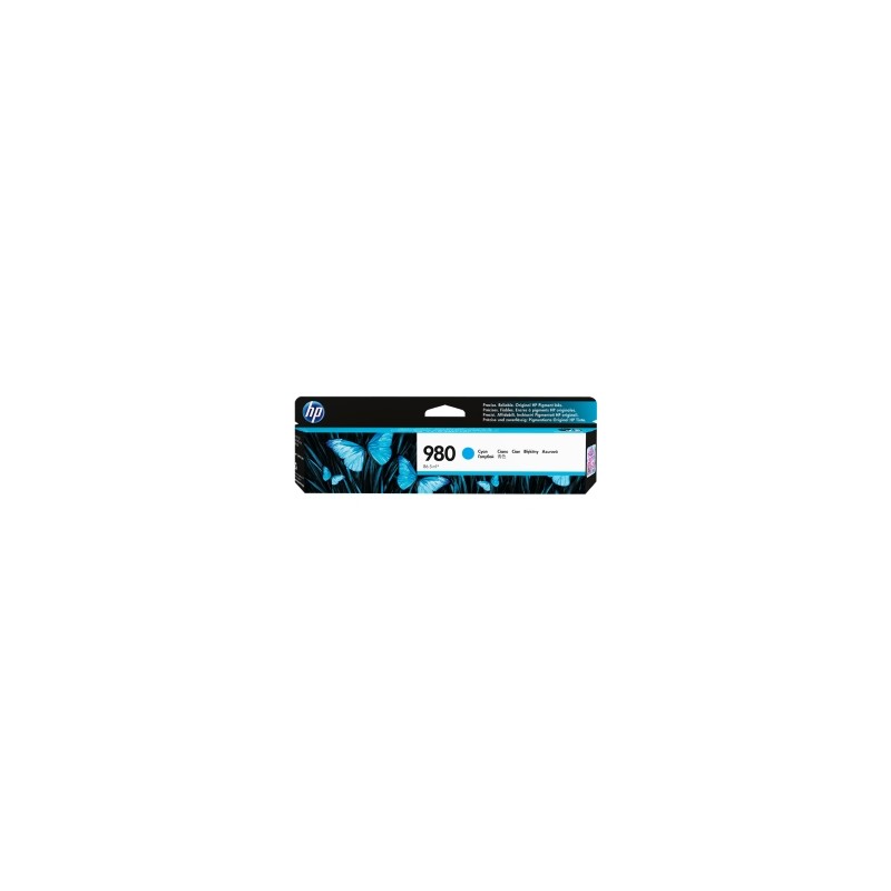 HP CARTUCCIA D\'INCHIOSTRO CIANO D8J07A 980 6600 COPIE 86,5ML ORIGINALE HP CARTUCCIA D\'INCHIOSTRO CIANO D8J07A 980 6600 COPIE 86,5ML ORIGINALE