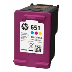 HP CARTUCCIA D\'INCHIOSTRO DIFFERENTI COLORI C2P11AE 651 300 COPIE ORIGINALE