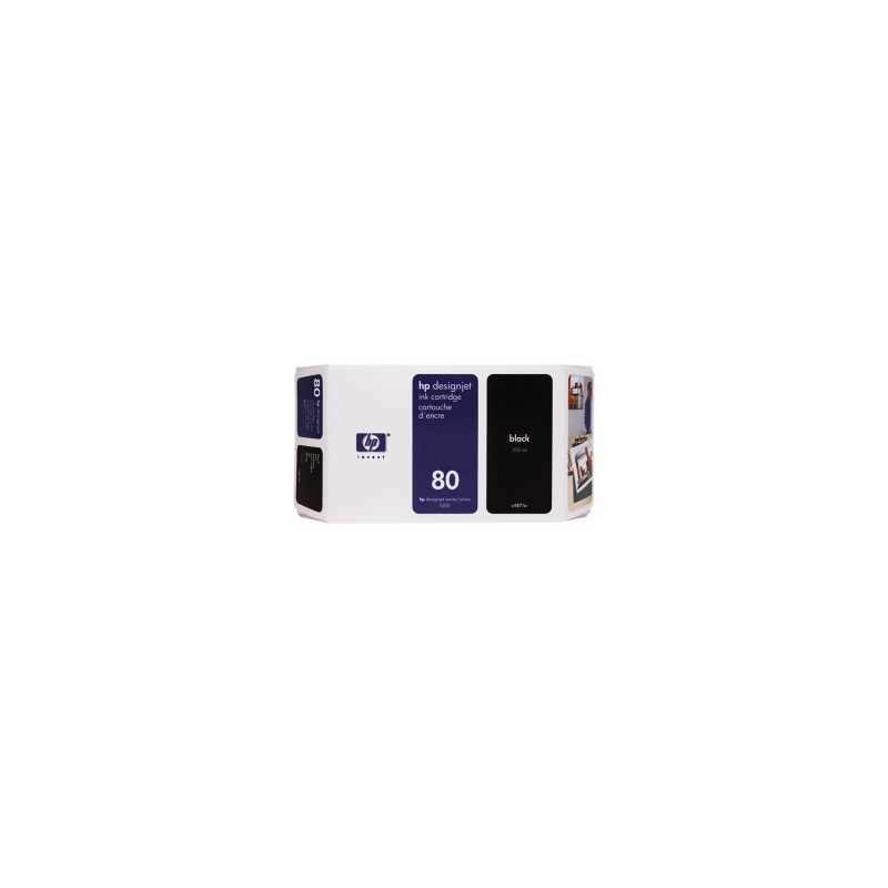 HP CARTUCCIA D\'INCHIOSTRO NERO C4871A 80 350ML ALTA CAPACITÃ ORIGINALE HP CARTUCCIA D\'INCHIOSTRO NERO C4871A 80 350ML ALTA CAPACITÃ ORIGINALE