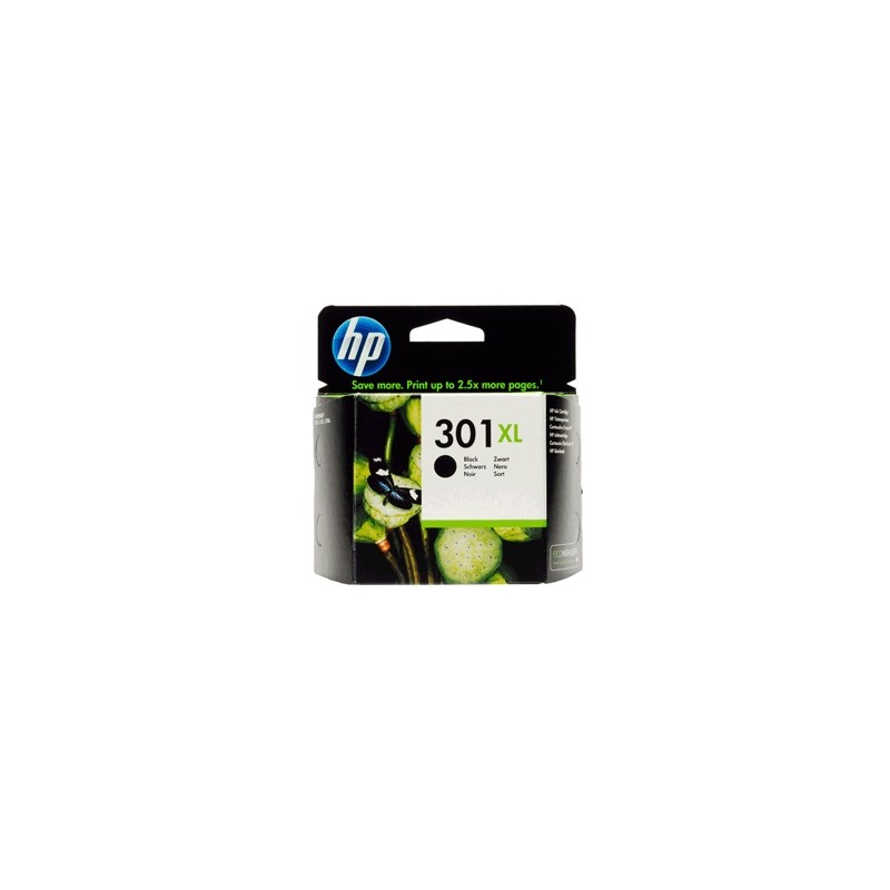 HP CARTUCCIA D\'INCHIOSTRO NERO CH563EE 301 XL 480 COPIE 8ML ORIGINALE