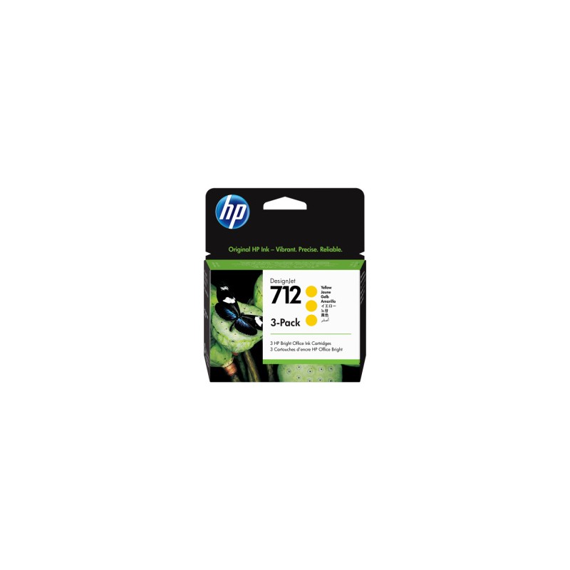 HP MULTIPACK GIALLO 3ED79A 712 ORIGINALE