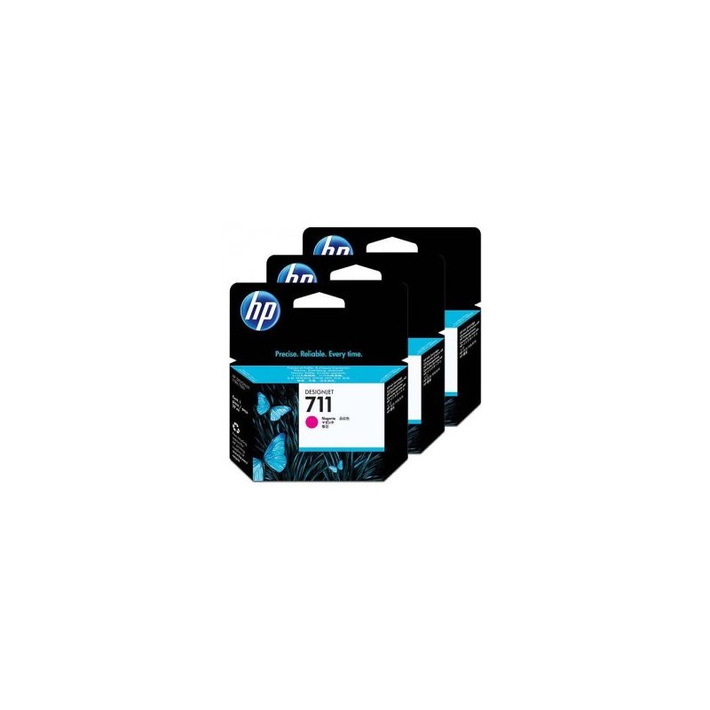 HP MULTIPACK MAGENTA CZ135A 711 3-PACK 29 ML ORIGINALE