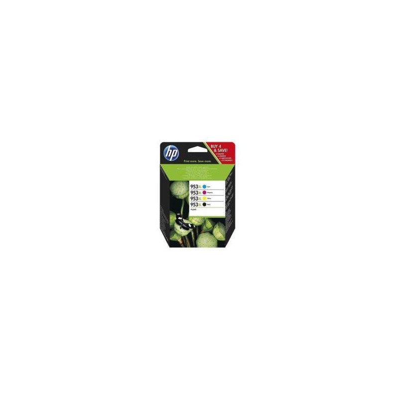 HP MULTIPACK NERO / CIANO / MAGENTA / GIALLO 3HZ52AE 953 XL ORIGINALE HP MULTIPACK NERO / CIANO / MAGENTA / GIALLO 3HZ52AE 953 XL ORIGINALE