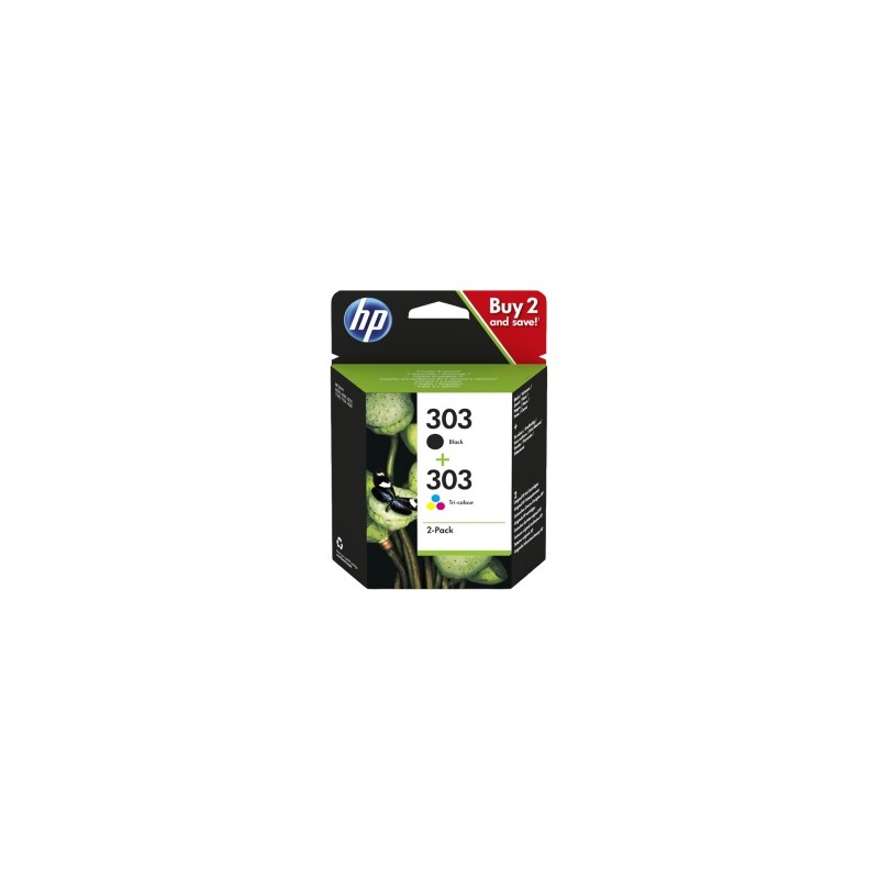 HP MULTIPACK NERO / DIFFERENTI COLORI 3YM92AE 303 ORIGINALE HP MULTIPACK NERO / DIFFERENTI COLORI 3YM92AE 303 ORIGINALE
