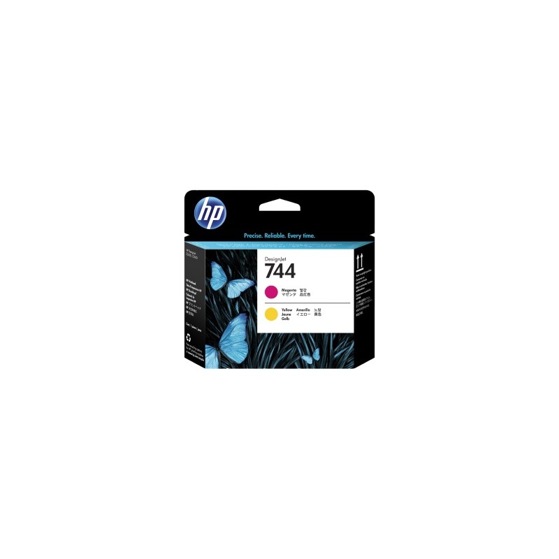 HP TESTINA PER STAMPA MAGENTA / GIALLO F9J87A 744 ORIGINALE HP TESTINA PER STAMPA MAGENTA / GIALLO F9J87A 744 ORIGINALE
