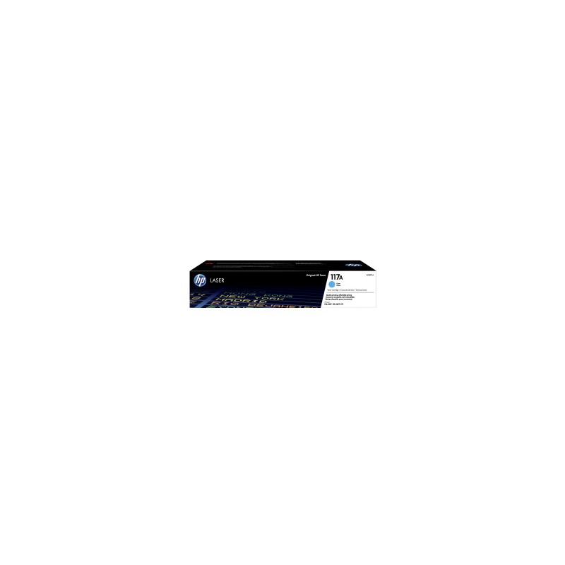 HP TONER CIANO W2071A 117A 700 COPIE ORIGINALE