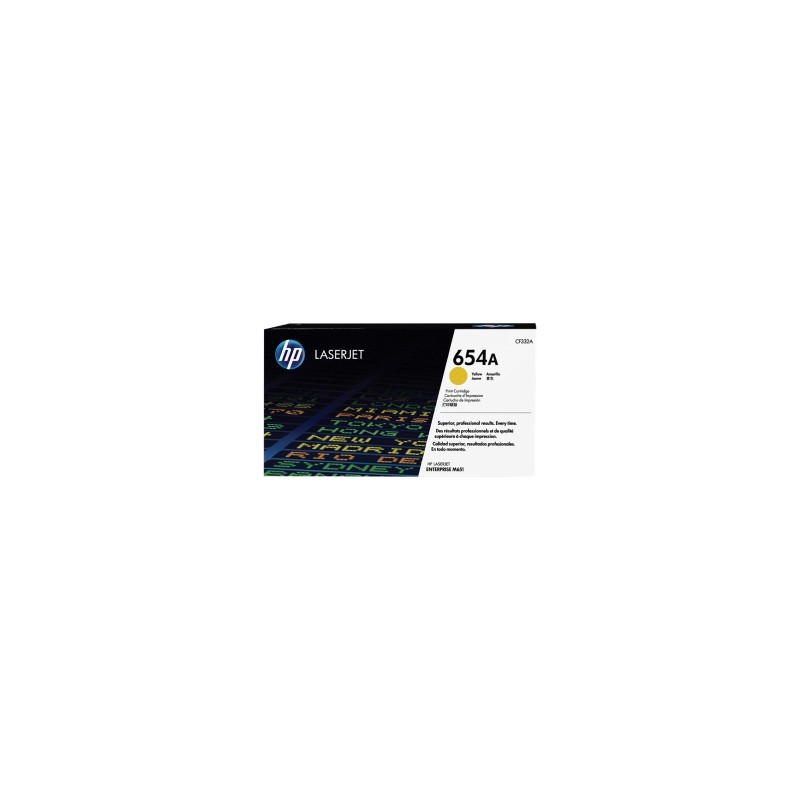 HP TONER GIALLO CF332A 654A 15000 COPIE ORIGINALE