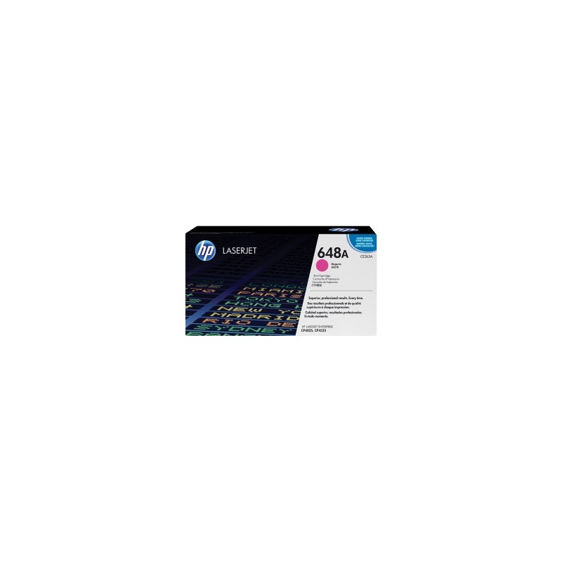 HP TONER MAGENTA CE263A 648A 11000 COPIE ORIGINALE HP TONER MAGENTA CE263A 648A 11000 COPIE ORIGINALE