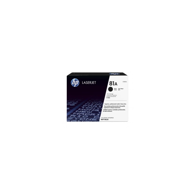 HP TONER NERO CF281A 81A 10500 COPIE STANDARD ORIGINALE HP TONER NERO CF281A 81A 10500 COPIE STANDARD ORIGINALE