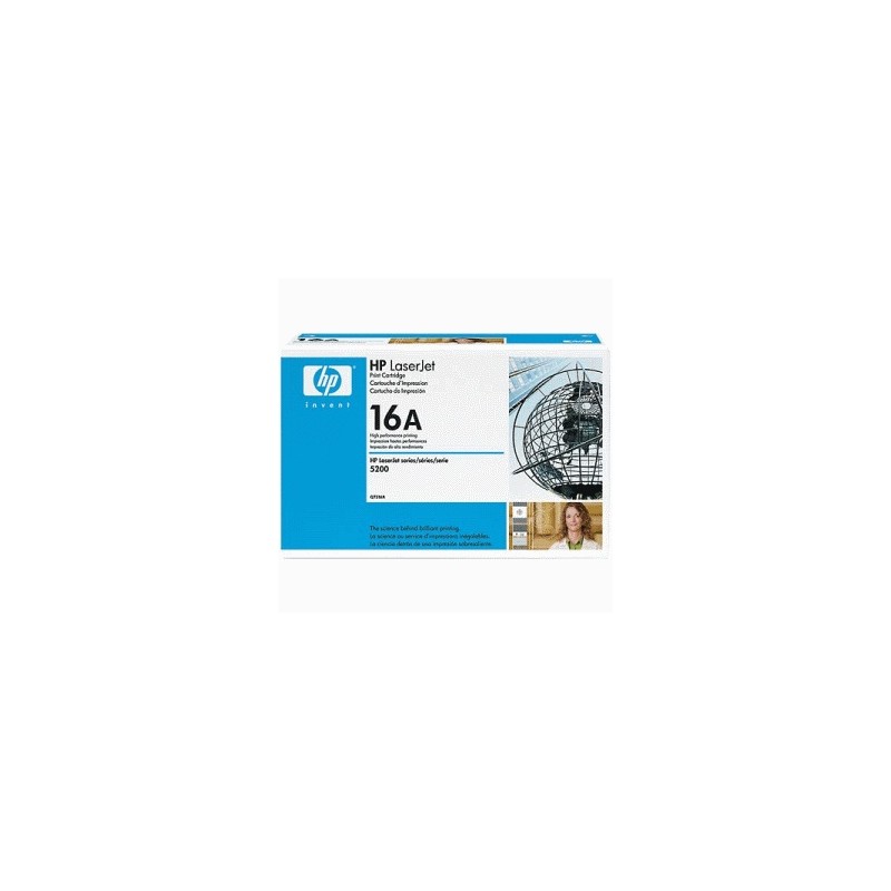HP TONER NERO Q7516A 16A 12000 COPIE ORIGINALE HP TONER NERO Q7516A 16A 12000 COPIE ORIGINALE
