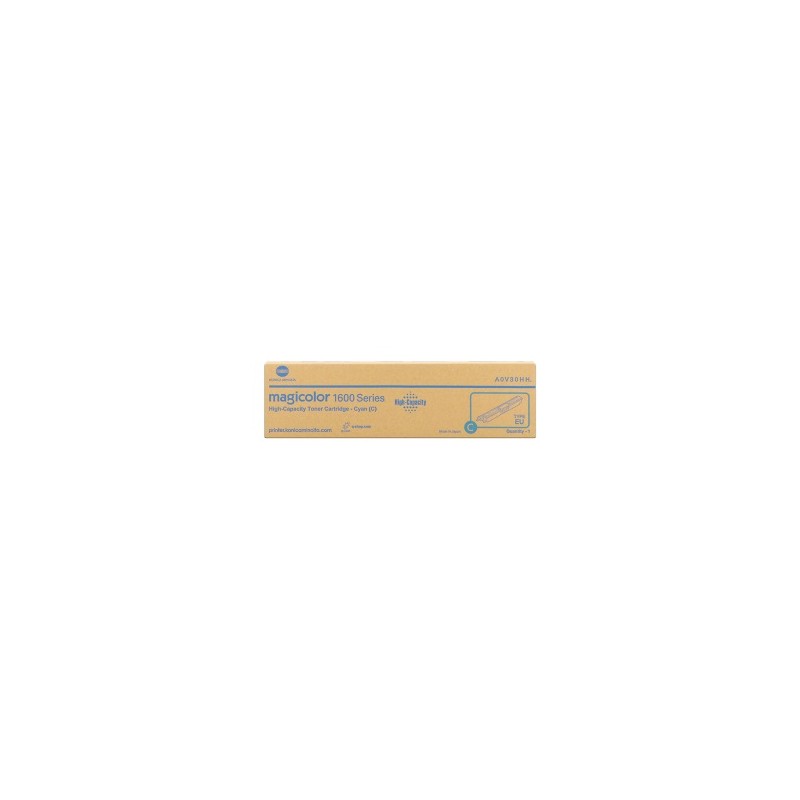 KONICA MINOLTA TONER CIANO A0V30HH 2500 COPIE ORIGINALE KONICA MINOLTA TONER CIANO A0V30HH 2500 COPIE ORIGINALE