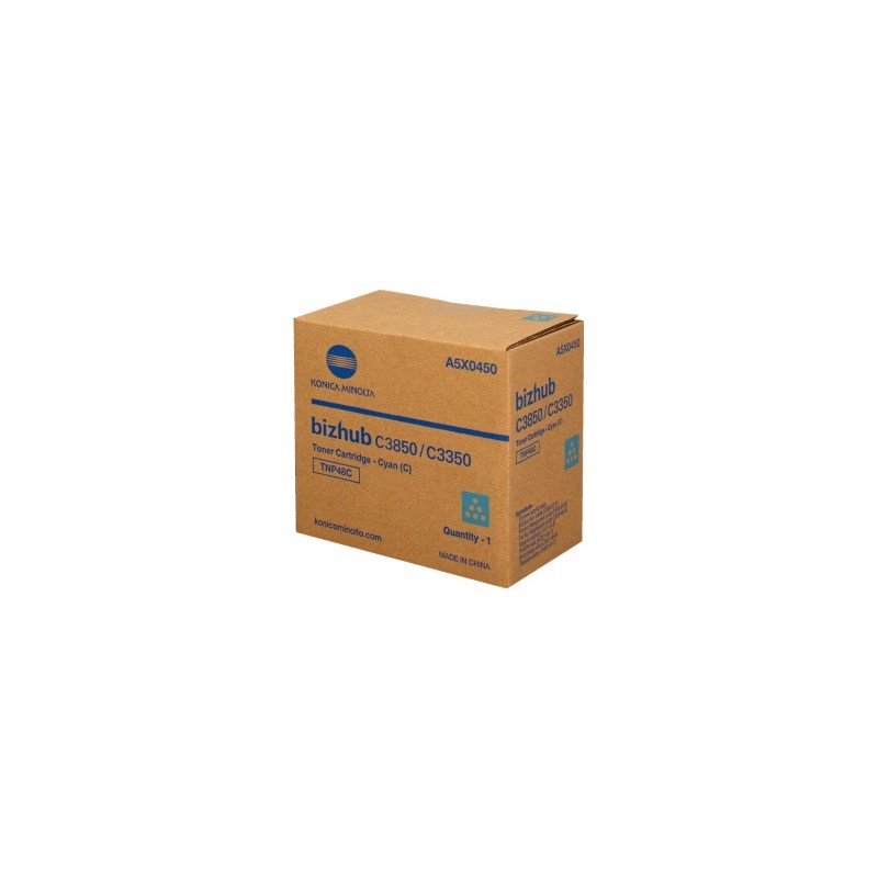 KONICA MINOLTA TONER CIANO A5X0450 TNP48 10000 COPIE ORIGINALE KONICA MINOLTA TONER CIANO A5X0450 TNP48 10000 COPIE ORIGINALE