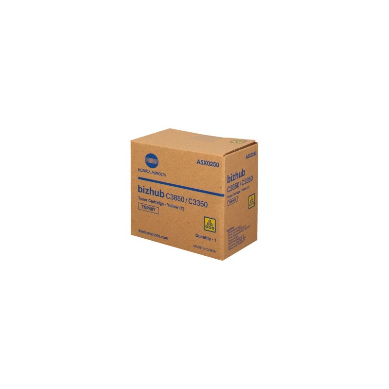 KONICA MINOLTA TONER GIALLO A5X0250 TNP48 10000 COPIE ORIGINALE KONICA MINOLTA TONER GIALLO A5X0250 TNP48 10000 COPIE ORIGINALE