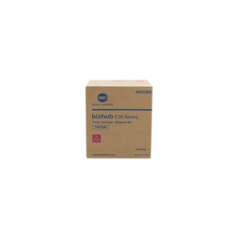 KONICA MINOLTA TONER MAGENTA A0X5352 TNP22M 6000 COPIE ORIGINALE KONICA MINOLTA TONER MAGENTA A0X5352 TNP22M 6000 COPIE ORIGINALE