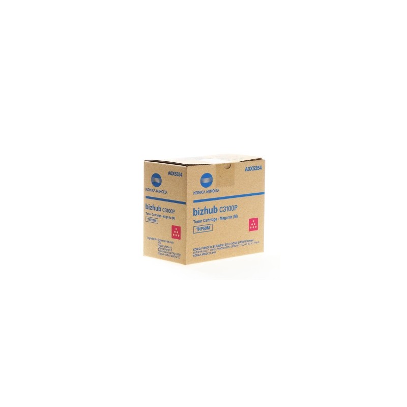 KONICA MINOLTA TONER MAGENTA A0X5354 TNP50M 5000 COPIE ORIGINALE KONICA MINOLTA TONER MAGENTA A0X5354 TNP50M 5000 COPIE ORIGINALE