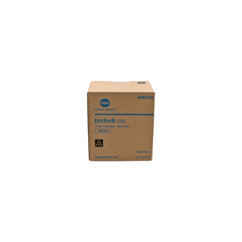 KONICA MINOLTA TONER NERO A0X5153 TNP27BK 5200 COPIE ORIGINALE KONICA MINOLTA TONER NERO A0X5153 TNP27BK 5200 COPIE ORIGINALE