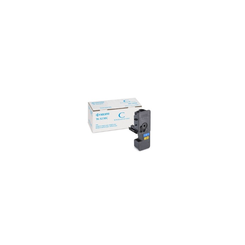 KYOCERA TONER CIANO TK-5230C 1T02R9CNL0 2200 COPIE ORIGINALE KYOCERA TONER CIANO TK-5230C 1T02R9CNL0 2200 COPIE ORIGINALE