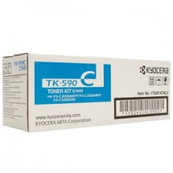 KYOCERA TONER CIANO TK-590C 1T02KVCNL0 5000 COPIE ORIGINALE