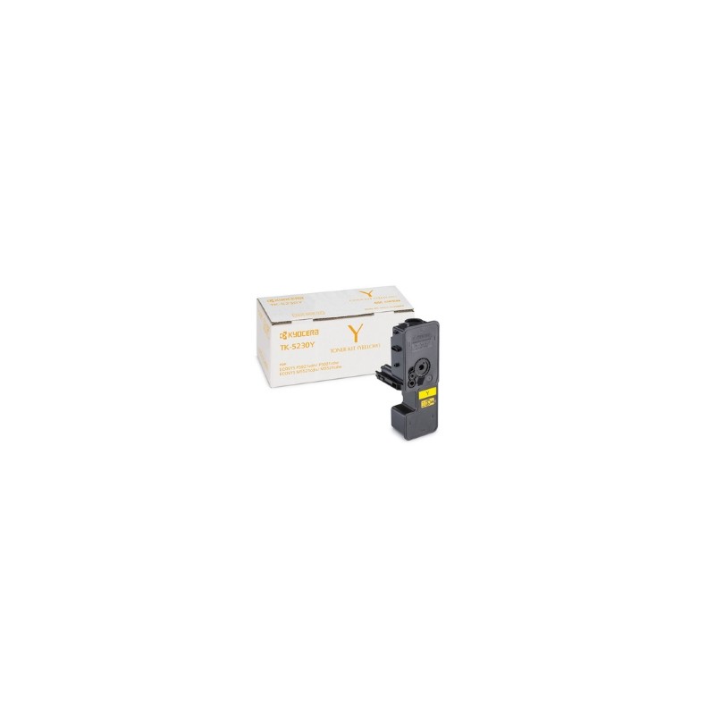 KYOCERA TONER GIALLO TK-5230Y 1T02R9ANL0 2200 COPIE ORIGINALE KYOCERA TONER GIALLO TK-5230Y 1T02R9ANL0 2200 COPIE ORIGINALE