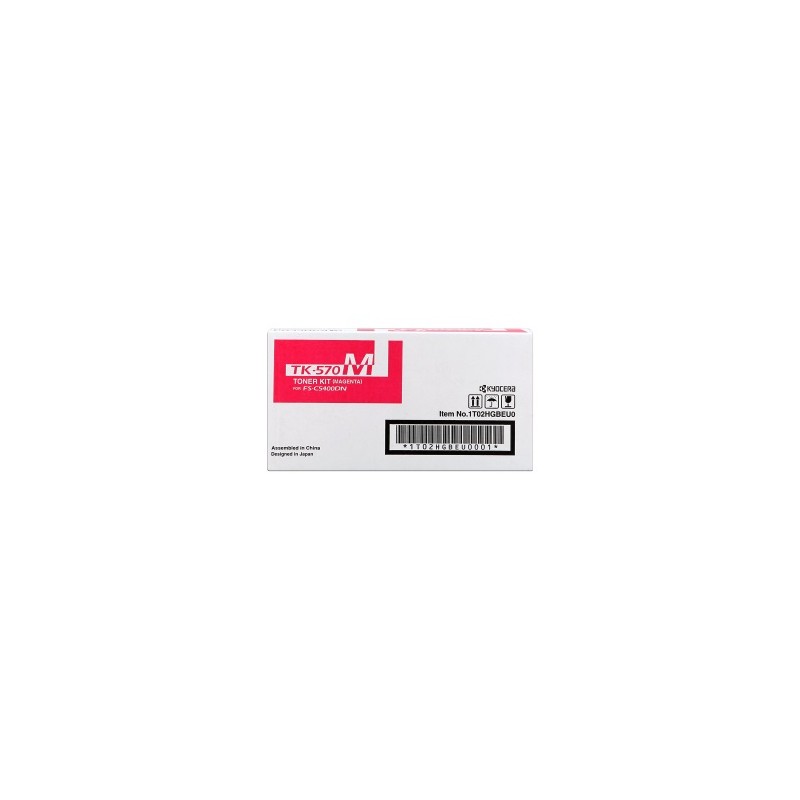 KYOCERA TONER MAGENTA TK-570M 1T02HGBEU0 12000 COPIE ORIGINALE KYOCERA TONER MAGENTA TK-570M 1T02HGBEU0 12000 COPIE ORIGINALE
