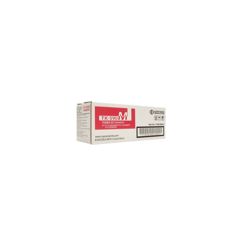KYOCERA TONER MAGENTA TK-590M 1T02KVBNL0 5000 COPIE ORIGINALE KYOCERA TONER MAGENTA TK-590M 1T02KVBNL0 5000 COPIE ORIGINALE
