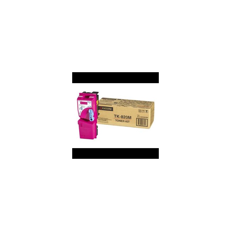 KYOCERA TONER MAGENTA TK-820M 1T02HPBEU0 7000 COPIE ORIGINALE KYOCERA TONER MAGENTA TK-820M 1T02HPBEU0 7000 COPIE ORIGINALE