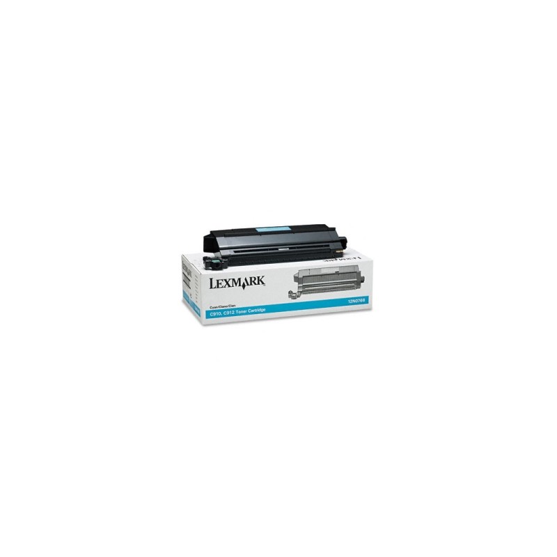 LEXMARK TONER CIANO 12N0768 14000 COPIE ORIGINALE