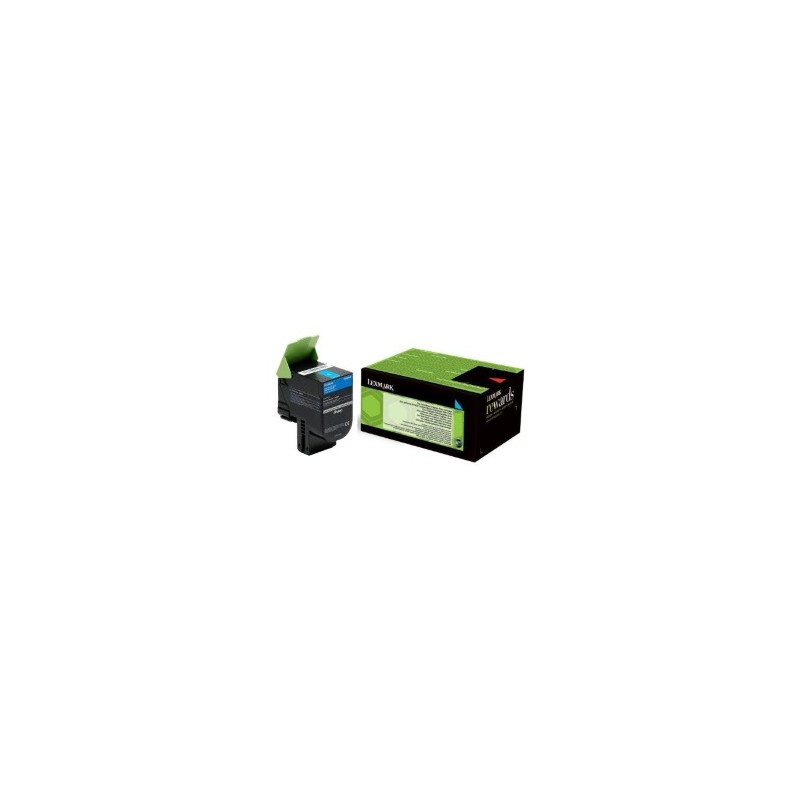 LEXMARK TONER CIANO 24B6008 3000 COPIE ORIGINALE