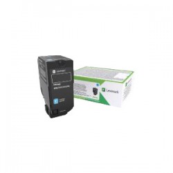 LEXMARK TONER CIANO 74C2HCE 12000 COPIE ORIGINALE