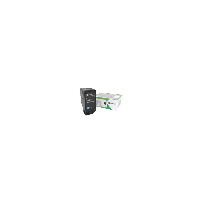 LEXMARK TONER CIANO 74C2HCE 12000 COPIE ORIGINALE