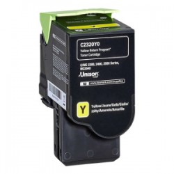 LEXMARK TONER GIALLO C2320Y0 1000 COPIE ORIGINALE