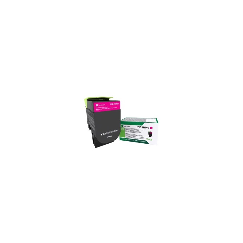 LEXMARK TONER MAGENTA 71B2HM0 3500 COPIE ORIGINALE