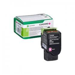 LEXMARK TONER MAGENTA C242XM0 3500 COPIE ORIGINALE