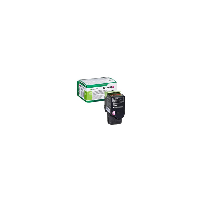 LEXMARK TONER MAGENTA C242XM0 3500 COPIE ORIGINALE LEXMARK TONER MAGENTA C242XM0 3500 COPIE ORIGINALE
