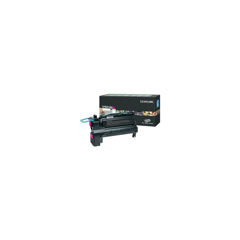 LEXMARK TONER MAGENTA X792X1MG X792 20000 COPIE CARTUCCIA DI STAMPA RIUTILIZZABILE ORIGINALE