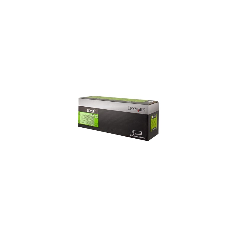 LEXMARK TONER NERO 502U 50F2U00 20000 COPIE CARTUCCIA DI STAMPA RIUTILIZZABILE ORIGINALE