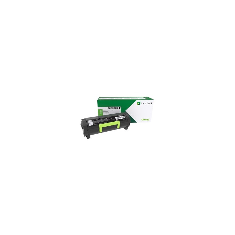 LEXMARK TONER NERO 51B2000 2500 COPIE ORIGINALE LEXMARK TONER NERO 51B2000 2500 COPIE ORIGINALE