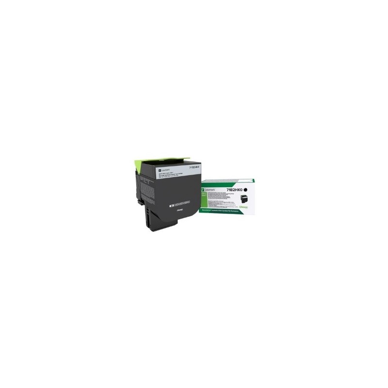 LEXMARK TONER NERO 71B2HK0 6000 COPIE ORIGINALE