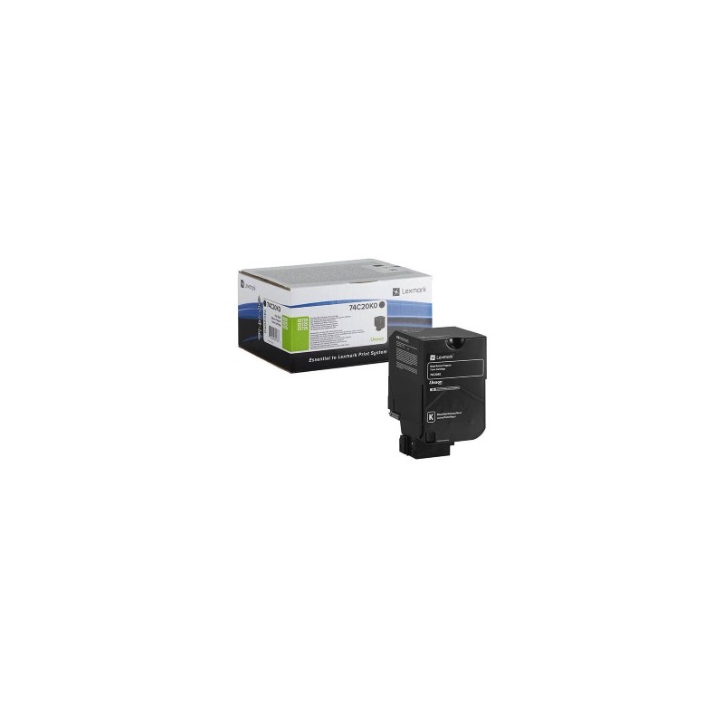 LEXMARK TONER NERO 74C20K0 3000 COPIE ORIGINALE