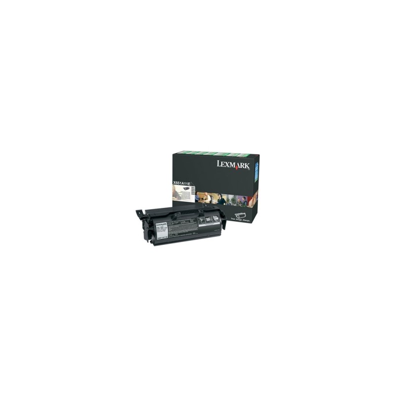 LEXMARK TONER NERO X651A11E 7000 COPIE UNITÃ  DI STAMPA, COMBINATO TAMBURO/CARTUCCIA, CASS ORIGINALE