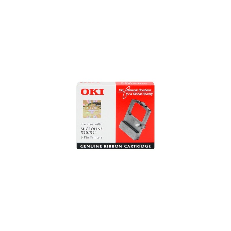 OKI NASTRO COLORATO NERO 09002315 520/521 4 MILIONI CIFRE ORIGINALE OKI NASTRO COLORATO NERO 09002315 520/521 4 MILIONI CIFRE ORIGINALE