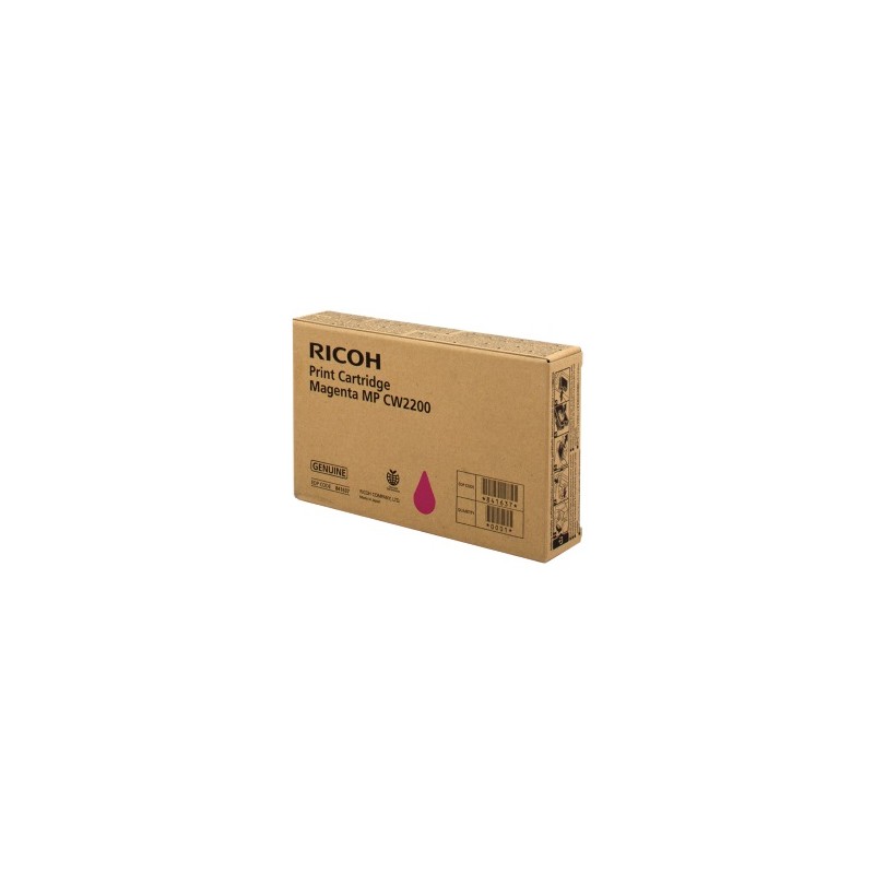 RICOH CARTUCCIA D\'INCHIOSTRO MAGENTA 841637 MP CW2200M 100ML ORIGINALE RICOH CARTUCCIA D\'INCHIOSTRO MAGENTA 841637 MP CW2200M 100ML ORIGINALE